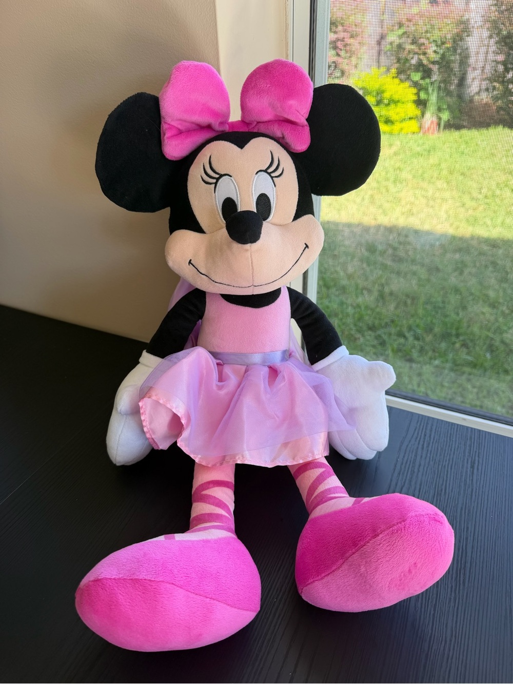 Disney Minnie Mouse Pink Ballerina Plush Doll Large Stuffed Toy